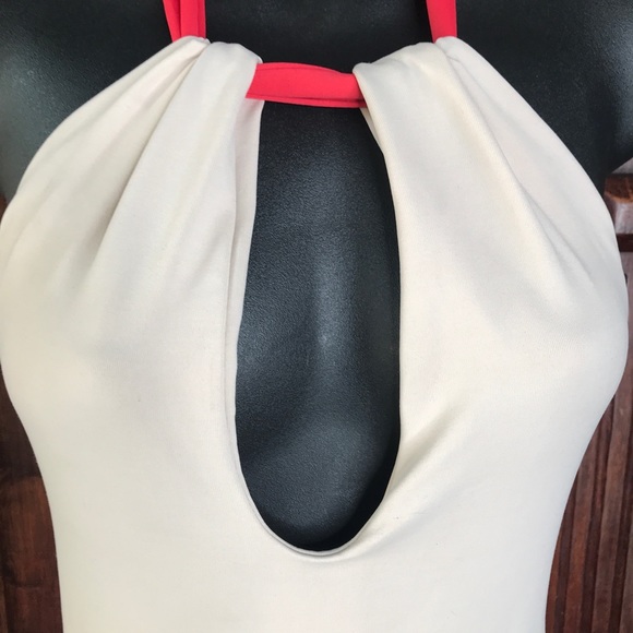 EUC Sonia De Mello Color Block Swimsuit Melon Sz S MADE IN BRAZIL - Picture 4 of 4